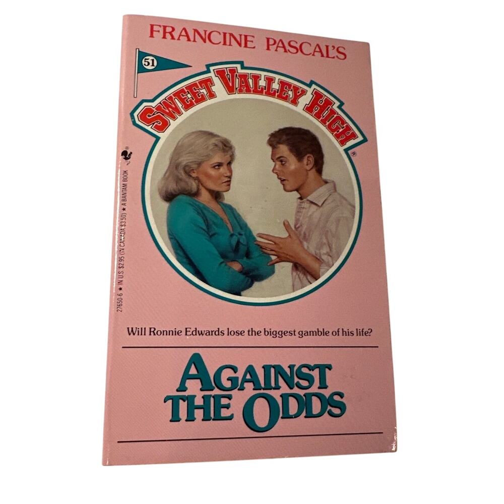 Sweet Valley High 1ST Edition First Print Book #51 Against The Odds VTG 1980s